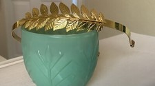 Vintage Jennifer Behr Style Gold Leaves Headband