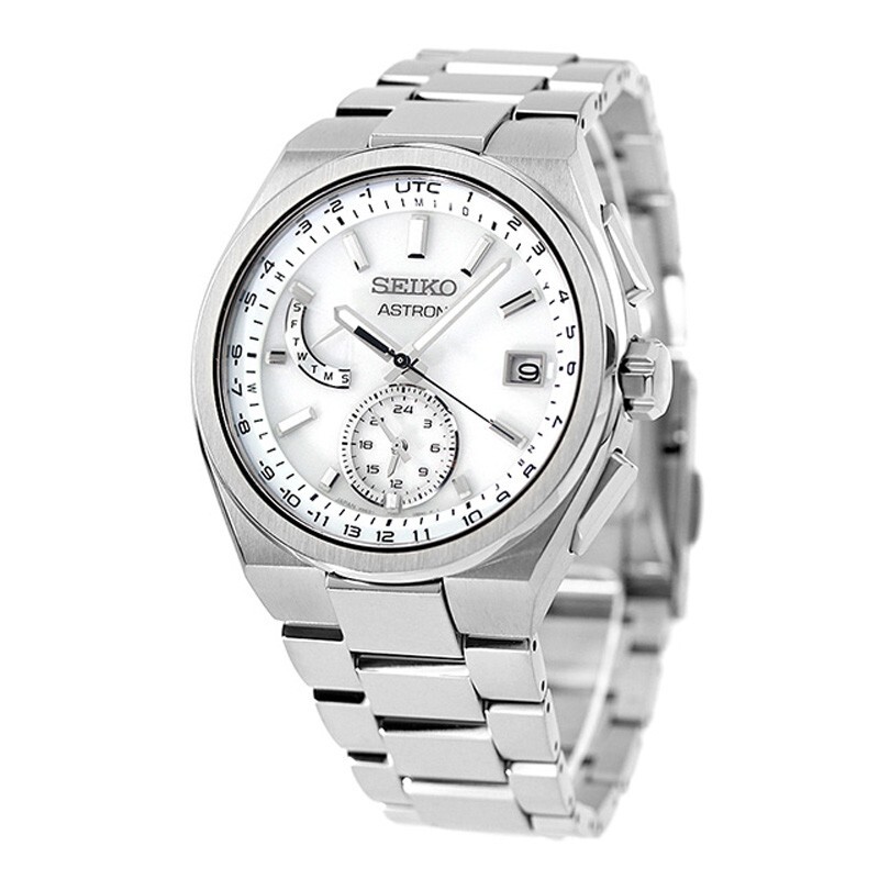 Seiko Astron SBXY085 NEXTER White Dial Titanium Radio Solar Men
