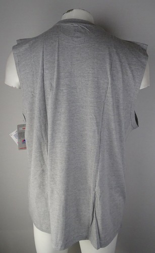Toronto Blue Jays MLB Majestic Men's Big & Tall Cut-Off Muscle Shirts - Picture 4 of 5