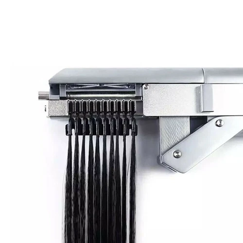 Juego de kit de extensión de cabello humano conector de herramienta de fusión de salón máquina de extensión 6D Reino Unido - Imagen 7 de 7