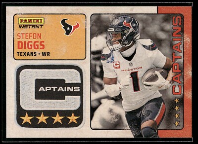 2024 Panini Instant NFL Stefon Diggs CAPTAINS 1/351 SP Houston Texans #CAP-35