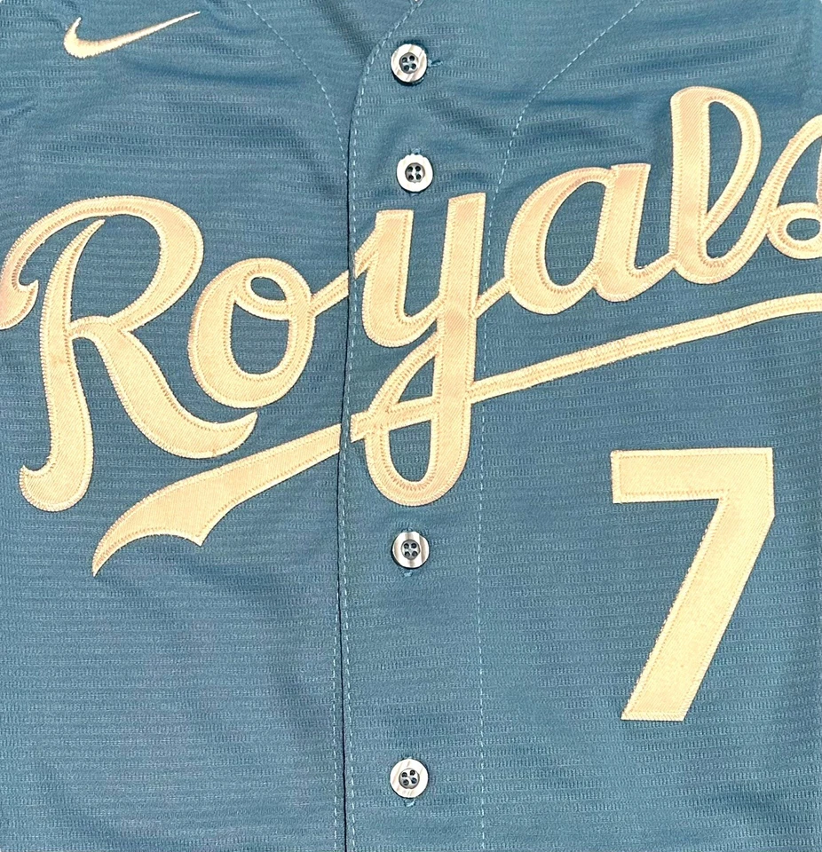 Camiseta Nike juvenil Bobby Witt Jr. Kansas City Royals (totalmente cosida) Foto 3 de 4