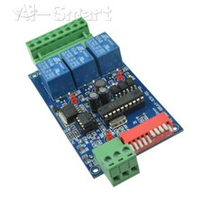 3 Channel 5A DMX512 Controlled Relay Switch DIY Kits Converter DMX Dimmer Relay