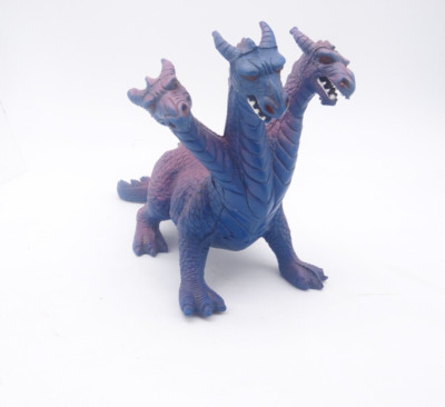 3 Köpfiger Godzilla Knock Off Bootleg Spielzeug Figur Dinosaurier Chitech 1984