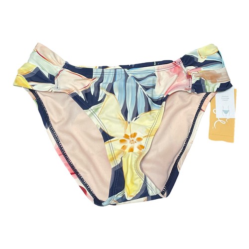 Kona Sol Womens Floral Hipster Bikini Swim Bottom Size XS (0-2) New