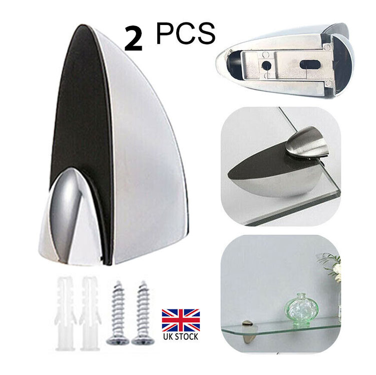 Clear Tempered Glass Shelf Panel Storage Sheet Shelving Display ...