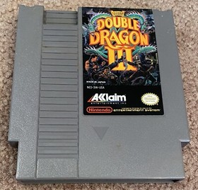 Double Dragon  II &  III Lot Bundle - Authentic Nintendo NES Cartridges Only