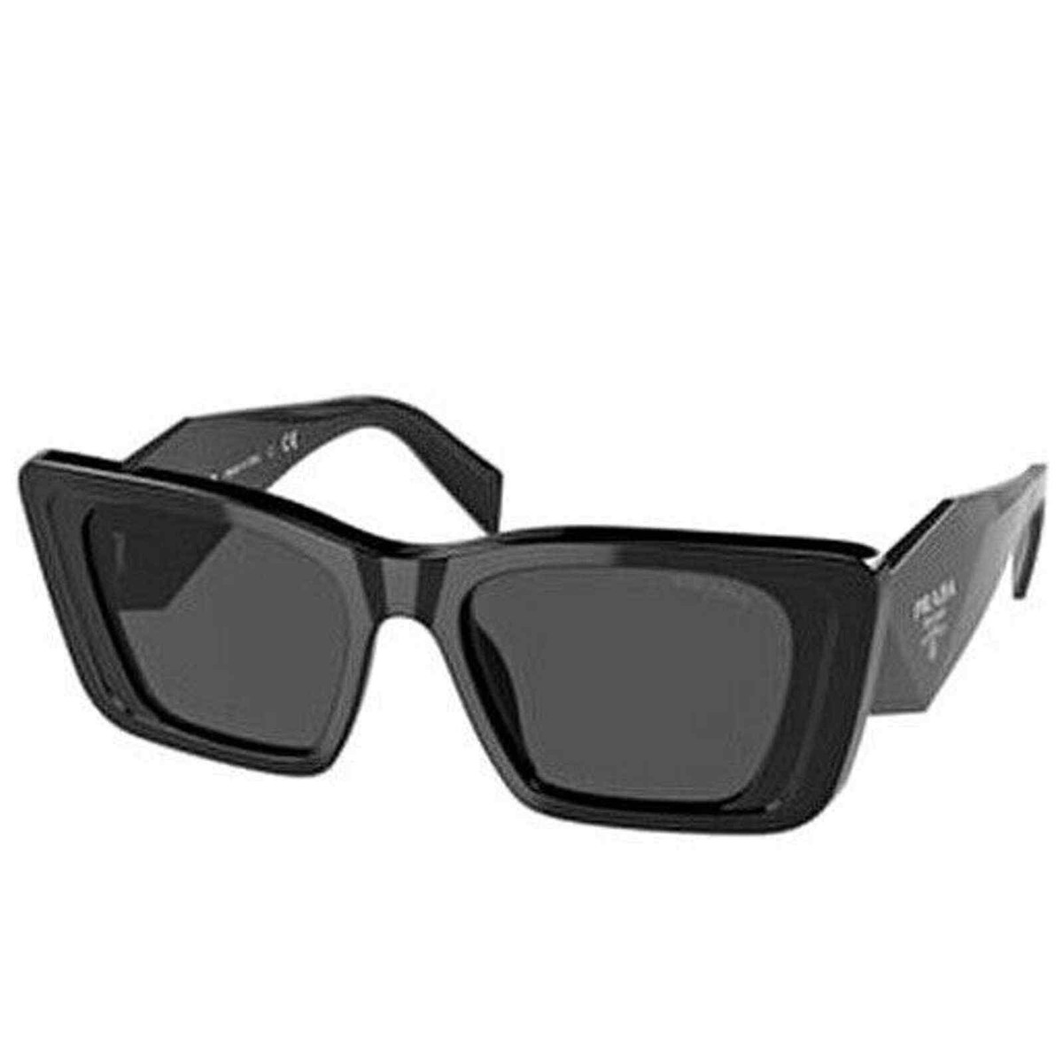 Prada PR 08YS 1AB5S0 Sunglasses Black Dark Grey 51 18 145 3N READ PRADA SYMBOLE PR 08YS 1AB5SO Black Silver Grey Lens Women  main image 2