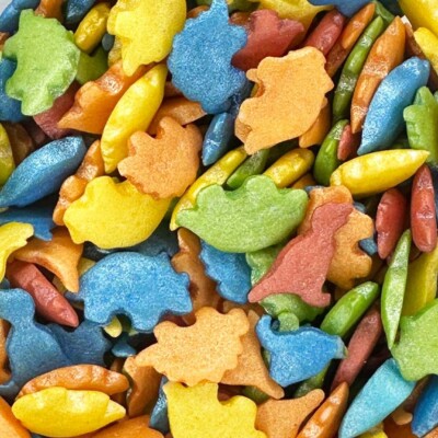 Eine Prise Schimmer Dinosaurier Formen 25g - essbare Tortendeko/Streusel 1522