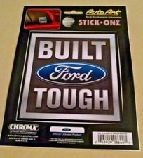 FORD DECAL AUTO ART NEW STICK ONZ BUILT FORD TOUGH CHROMA 8666 USA STICKER.