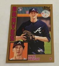 2019 Topps Gold 1984 Topps Kyle Wright ROOKIE (49/50) Atlanta Braves MINT RC