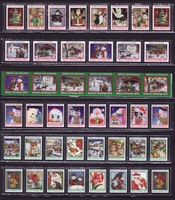 2013 ALA National & Test Design U.S. Christmas Seal Collection, As Required