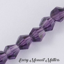 100 x CRYSTAL GLASS BICONES BEADS FACETED BICONE BEADS 5301 4mm Choose Colour 