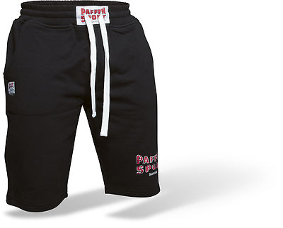 Paffen Sport LOGO Short schwarz und grau. S-XXL. Boxen, Training, Freizeit, MMA