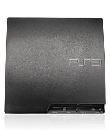 PLAYSTATION 3 SLIM TOP & BOTTOM HOUSING (BLACK)