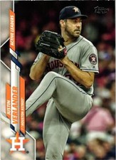 2020 Topps Update #U-34 Justin Verlander Near mint or better
