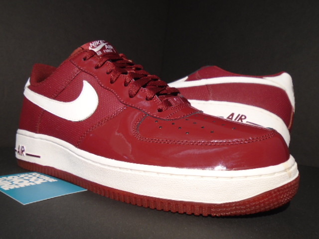 nike air force 1 low 07 leather white team red