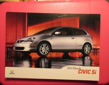 2003 Honda Civic Si - Dealer Post Card - New Old Stock