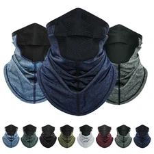 Sun Shield Face Mask Breathable Neck Gaiter Tube Sports Scarf Cooling Bandana