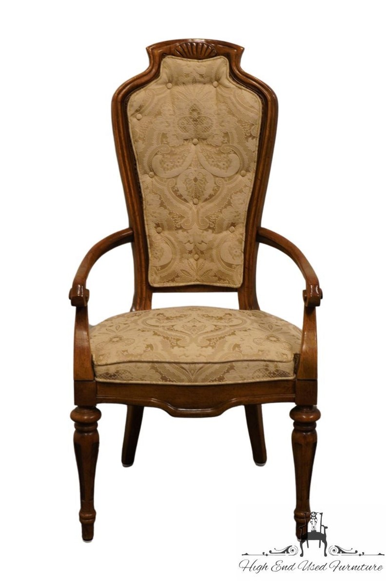 DREXEL HERITAGE Italian Neoclassical Tuscan Style Cane Back Dining