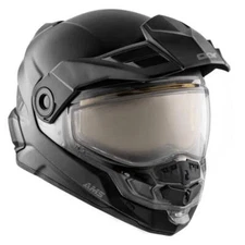 CKX Mission AMS Solid Free Face Snowmobile Helmet - Matte Black