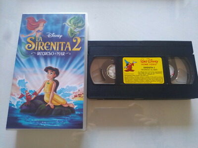 Die Meerjungfrau 2 regreso Al mar 2000 WALT DISNEY - VHS Kassette Tape Spanisch