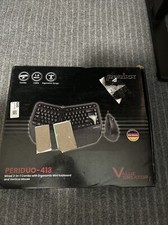 Perixx PERIDUO-413B US, Wired USB Ergonomic Split Keyboard and Vertical Mouse