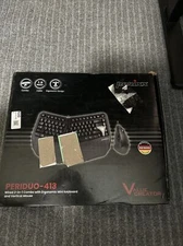 Perixx PERIDUO-413B US, Wired USB Ergonomic  Split Keyboard and Vertical Mouse
