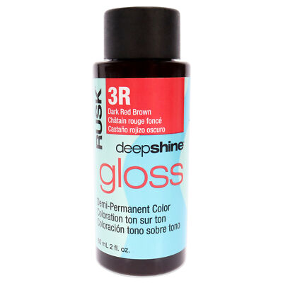 Deepshine Gloss Demi-Permanent Color - 3R Dark Red Brown 2 oz Hair Color