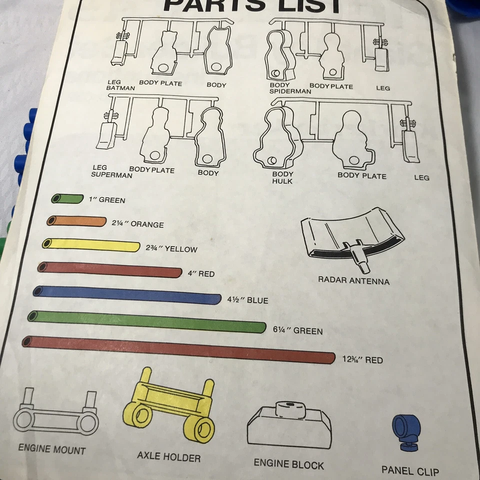 Fiddlesticks Superhéroe 0525 Gigante Juguete Constructor Set De Colección Foto 3 de 4