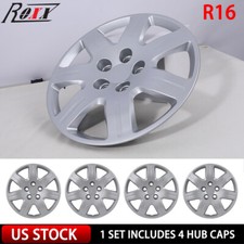 For 2006-2011 Honda Civic 16 Set Of 4 Sliver Hub Caps Full Rim Wheel Covers