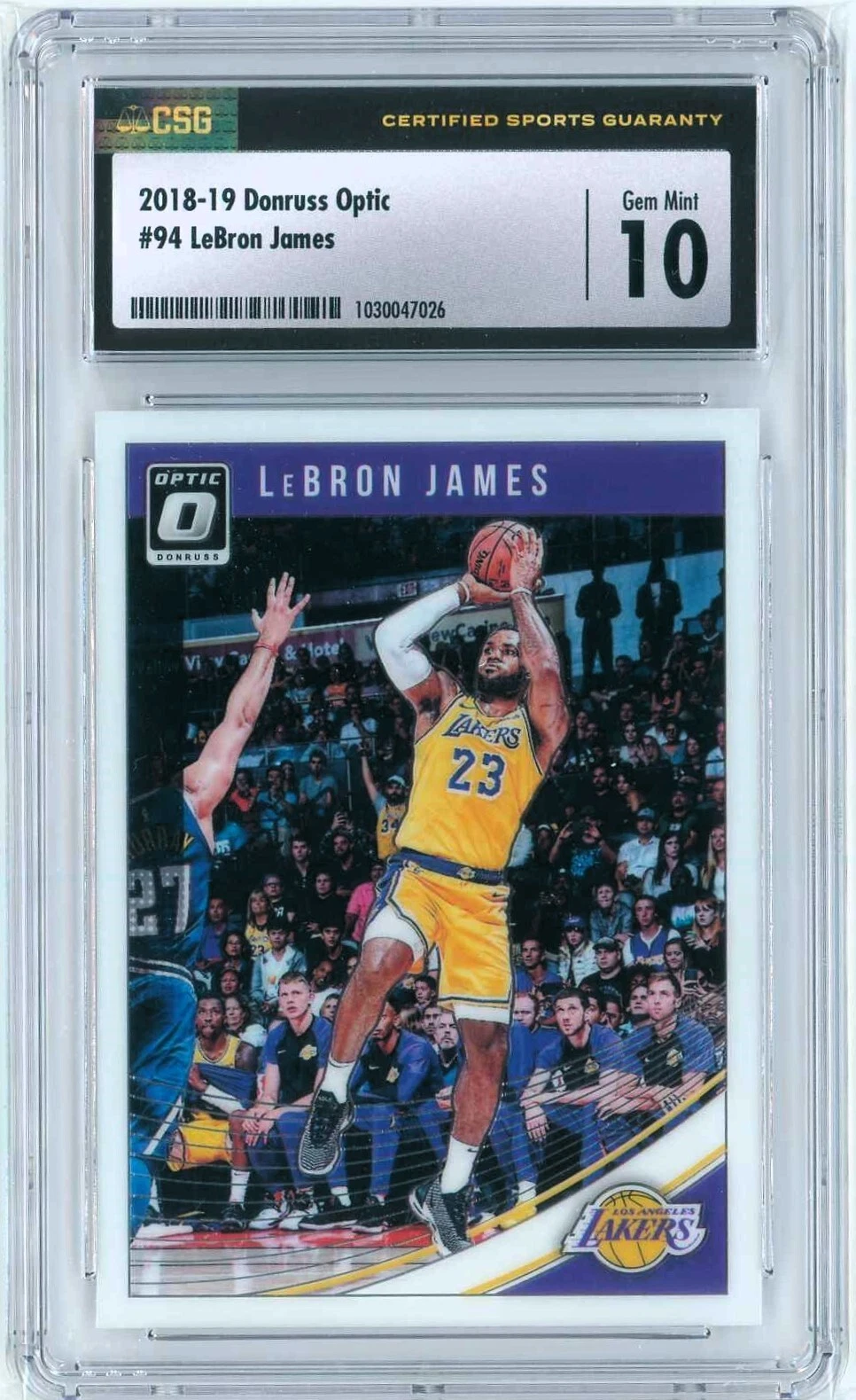 Lebron James trading card