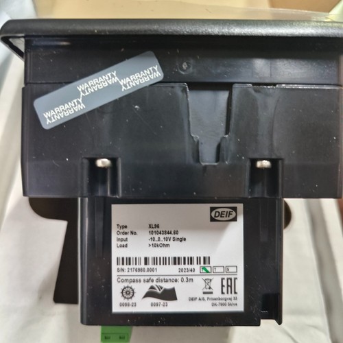 DEIF XL96 150-150 RPM AHR ±10V - Picture 2 of 3