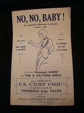 Partition No, No, Baby! Valaire And Jean Valmy Music Sheet