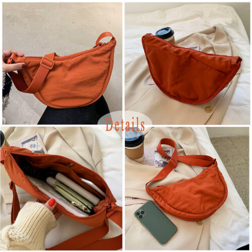 Borsa a tracolla donna mezzaluna tracolla borsa a tracolla borsa casual gnocchi regalo - Foto 2 di 32