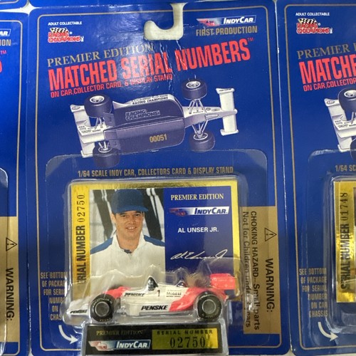 Vintage LOT OF 1995 Racing Champions Series INDY CARS 6 Cars - Picture 6 of 7