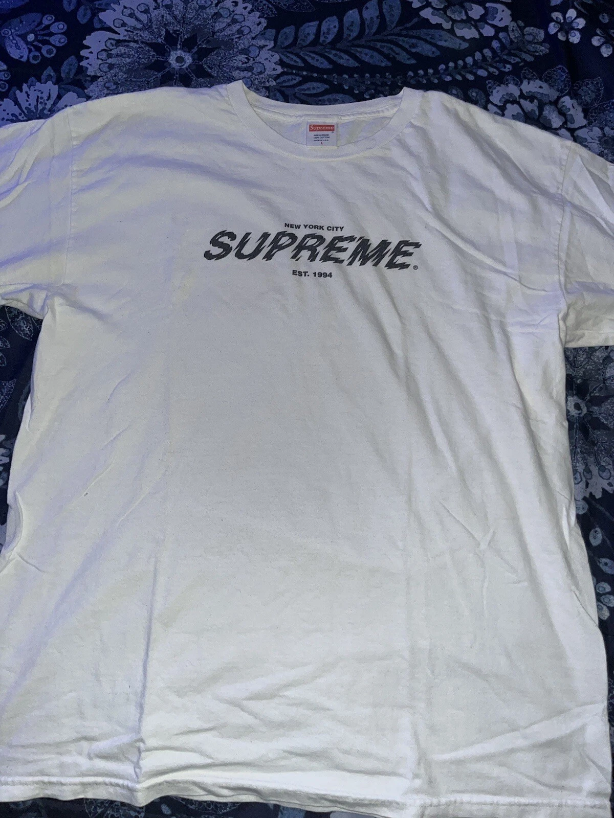 Grand disque Supreme X Stax blanc