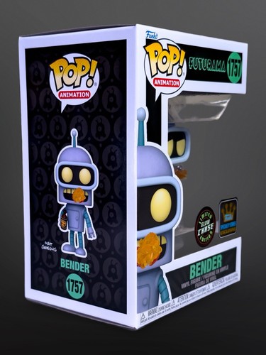 Funko Pop! Futurama Bender Chase Glow in the Dark Specialty Series #1757 - NEW - Picture 5 of 8