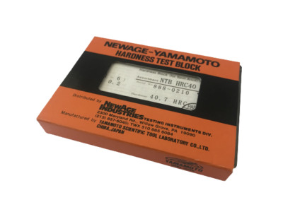 Yamamoto Hardness test block HRC 40.8 Made in Japan