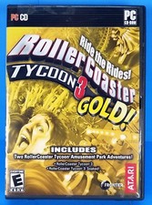 Roller Coaster Tycoon 3 Gold PC Game 