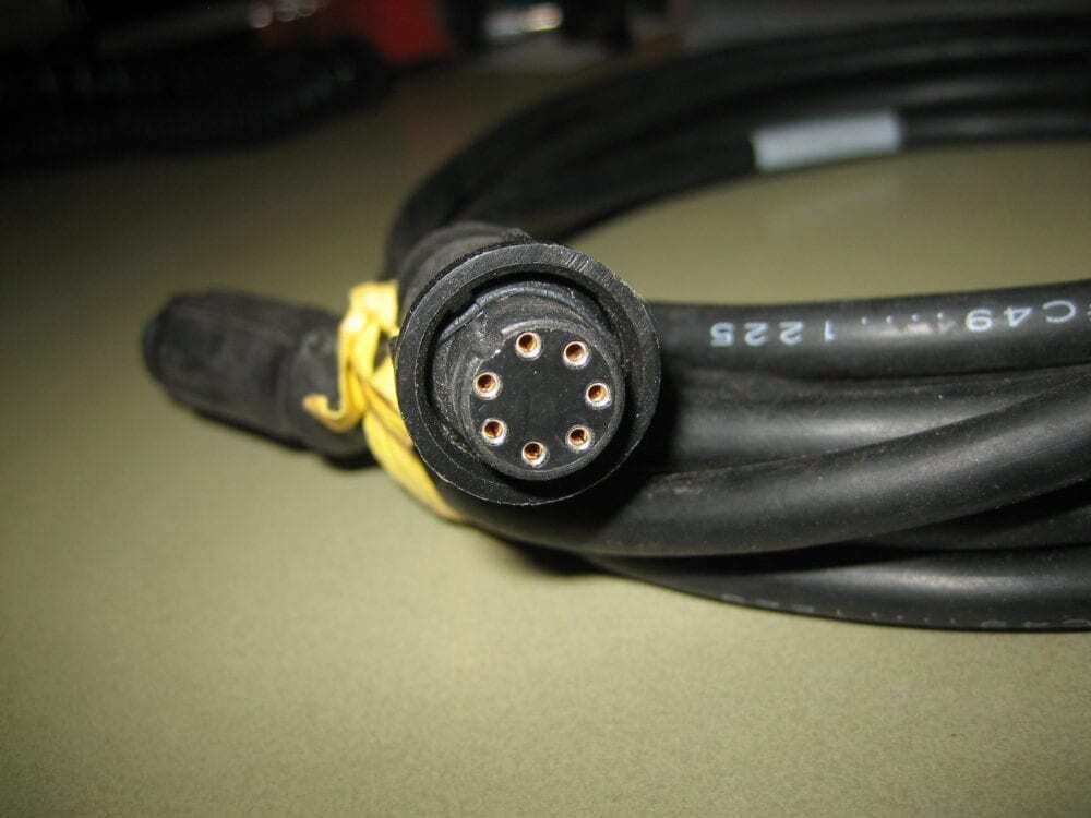 Simrad/raytheon 7 Pin Connector Transducer Extension Cable 10 Feet Long for  sale online