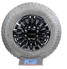 18 Gmc Sierra 2500 3500 Oem Alaskan Gloss Black Wheels Rims Tires Prinx Rt