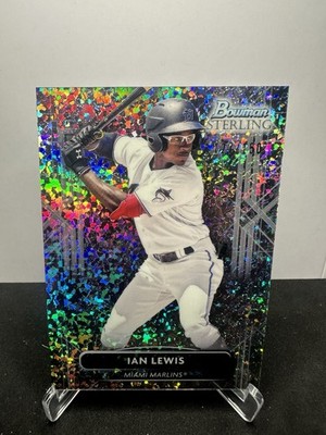 2022 Bowman Sterling Prospects Mini-Diamond Refractor /150 Ian Lewis #BSP-63