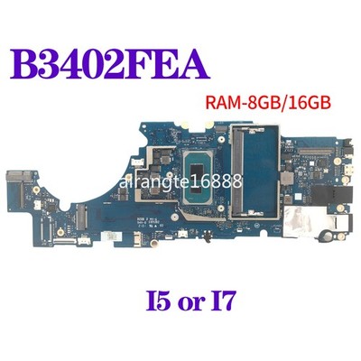 For ASUS Flip B3402F B3402FE B3402FEA i5/i7-11th CPU 8GB/16GB-RAM Motherboard