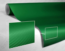 Vvivid Dark Green Carbon Fiber Car Wrap Vinyl Roll W Air Release Adhesive 10x5
