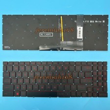For MSI GF66 MS-1582 GF76 GL76 GL66 MS-17L1 MS-17H3 English Keyboard Red Backlit