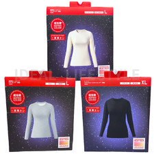 UNIQLO HEATTECH Ultra Warm Crew Neck Long-Sleeve T-Shirt S-3XL Women 485844 NWT