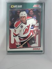1991 Score Dave Barr #47T New Jersey Devils Hockey Card NHL