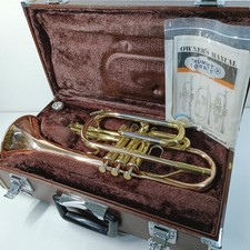 YAMAHA YCR-3310 Cornet Red Brass Bell Used With Hard Case