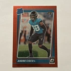 Andre Cisco 2021 Donruss Optic Red Stars Refractor Rookie #278 Jaguars